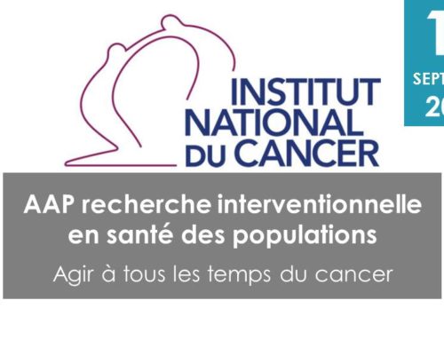 AAP INCa recherche interventionnelle en santé des populations