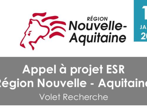AAP ESR 2021 Région Nouvelle-Aquitaine – Volet Recherche