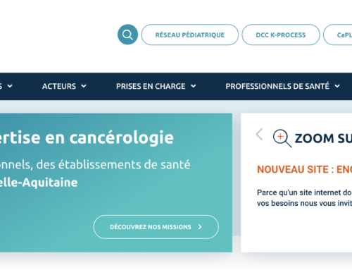 Nouveau site internet Onco-Nouvelle-Aquitaine